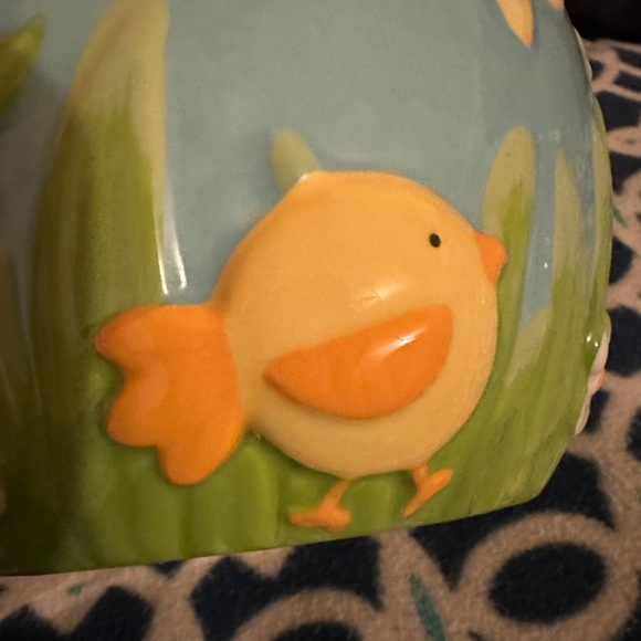 BLOSSOMS & BLOOMS CERAMIC LIDDED EASTER EGG
COOKIE JAR - Picture 12 of 13